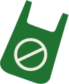 Bag Header icon with Forbidden sign Sustainability Image Ginger Fox Hub